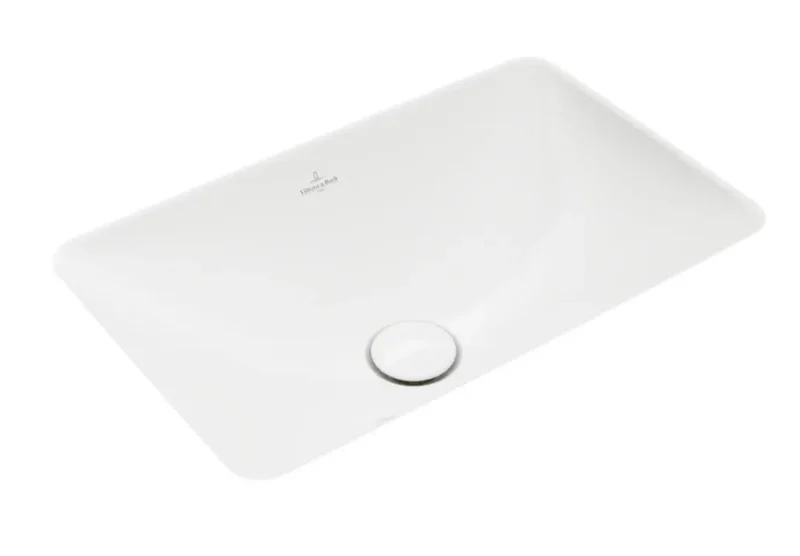 Villeroy & Boch Loop&Friends - zemvirsmas izlietne, 45x28 cm, bez pārplūdes, CeramicPlus, Alpu balts 4A5601R1