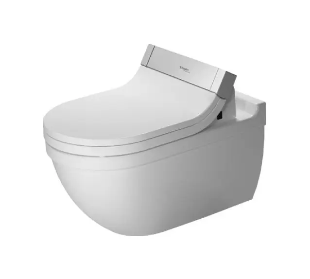 Duravit Starck 3 - pie sienas stiprināms WC SensoWash, ar HygieneGlaze, Alpu balts 2226592000