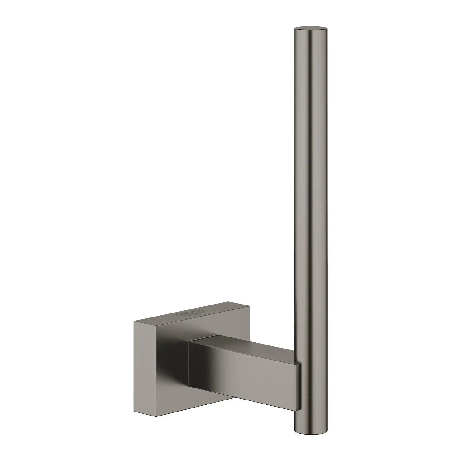 Grohe Essentials Cube - rezerves tualetes papīra turētājs, Hard Graphite birstēts 40623AL1