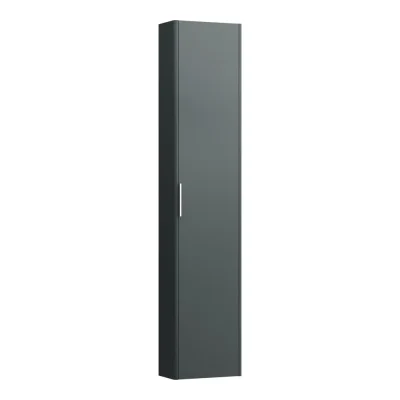 Laufen Base - augstais skapis, 165x35x19 cm, 1 durvis, eņģes labajā pusē, pelēks H4026421102661