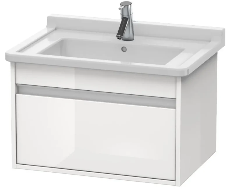 Duravit Ketho - izlietnes skapītis 41x80x46 cm, 1 atvilktne, balts spīdīgs KT666402222