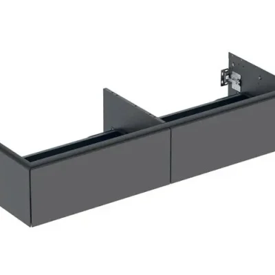 Geberit ONE - izlietnes apakšskapītis, 133x27x47 cm, 2 atvilktnes, Lava 505.076.00.3