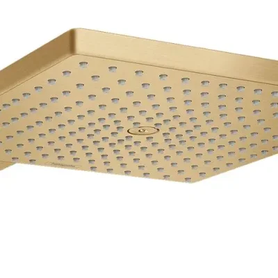 Hansgrohe Raindance E - galvas duša, 30x30 cm, EcoSmart, birstēta bronza 26239140