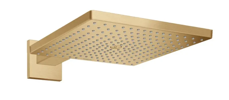 Hansgrohe Raindance E - galvas duša, 30x30 cm, EcoSmart, birstēta bronza 26239140