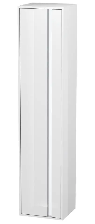 Duravit Ketho - augstais skapītis 180x40x36 cm, pa kreisi, balts spīdīgs KT1255L2222