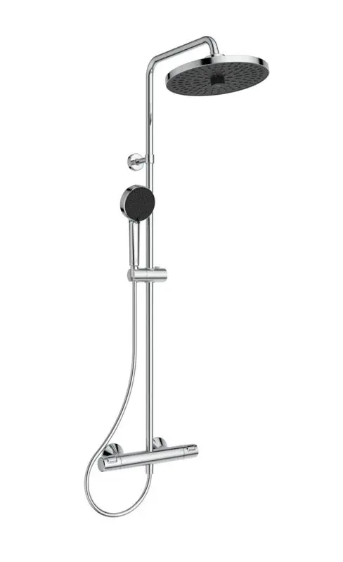 Ideal Standard CeraTherm - dušas komplekts ar termostatu, diametrs 26 cm, 2 strūklas, hroms A7210AA
