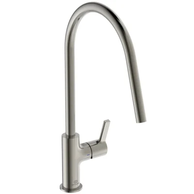 Ideal Standard Gusto - virtuves izlietnes maisītājs, tērauds BD408GN