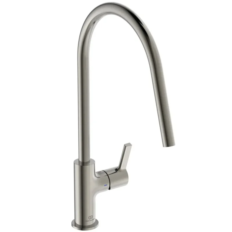 Ideal Standard Gusto - virtuves izlietnes maisītājs, tērauds BD408GN