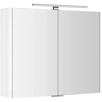 Sapho - spoguļskapis ar LED apgaismojumu, 86x70x17 cm, balts LU085-0030
