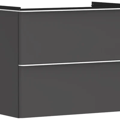 Hansgrohe Xelu Q - izlietnes apakšskapītis, 63x78x50 cm, 2 atvilktnes, matēti pelēks/matēti balts 54028700