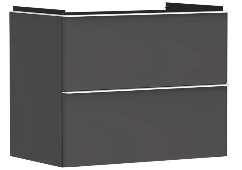 Hansgrohe Xelu Q - izlietnes apakšskapītis, 63x78x50 cm, 2 atvilktnes, matēti pelēks/matēti balts 54028700