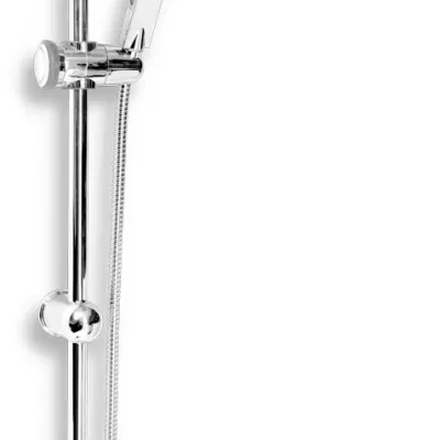 Novaservis dušas komplekti - dušas komplekts, virsējā un rokas duša ar turētāju un dušas šļūteni, augstums 106 cm, hroms SET031,0