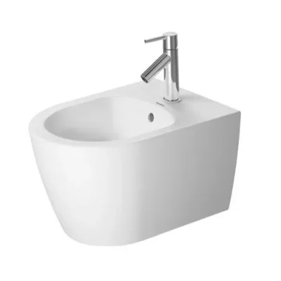 Duravit ME by Starck - piekaramais bidē Compact, ar WonderGliss, Alpu balts 22901500001