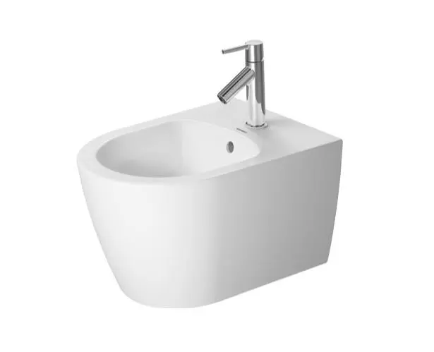 Duravit ME by Starck - dušas WC Compact, ar pārplūdi, WonderGliss, balts matēts 22901532001