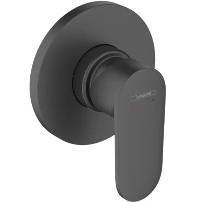 Hansgrohe Vernis Blend - zemapmetuma dušas maisītājs, ar korpusu, melns matēts 71663670