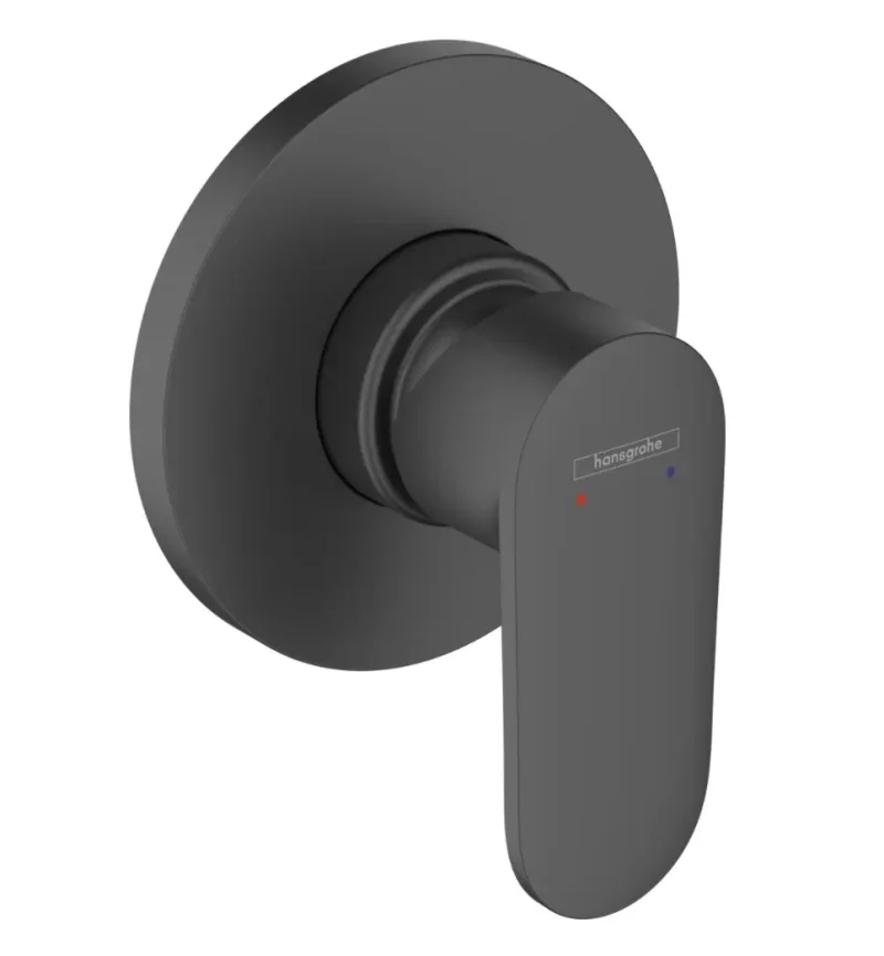 Hansgrohe Vernis Blend - zemapmetuma dušas maisītājs, ar korpusu, melns matēts 71663670