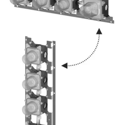 Paffoni Modular Box - pamatkorpuss termostatiskam maisītājam, zemapmetuma MDBOX019