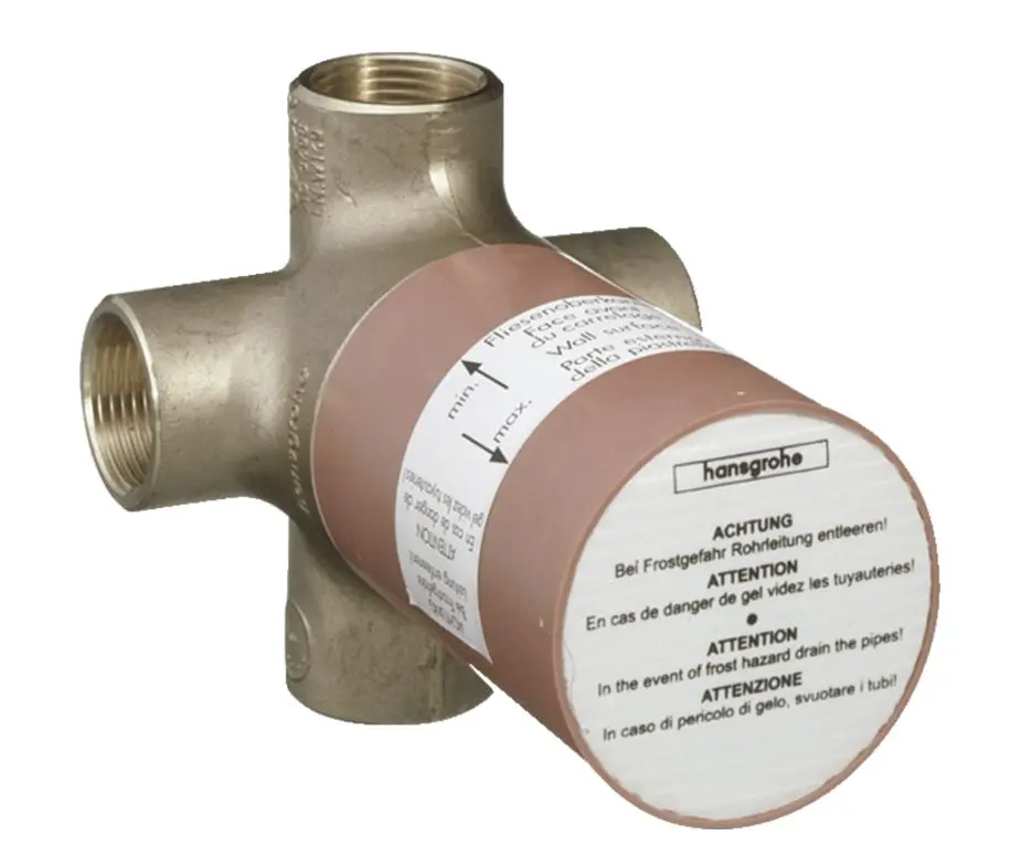 Hansgrohe Trio/Quattro - pamatelements 4 virzienu pārslēgšanas vārstam - zemapmetuma 15930180