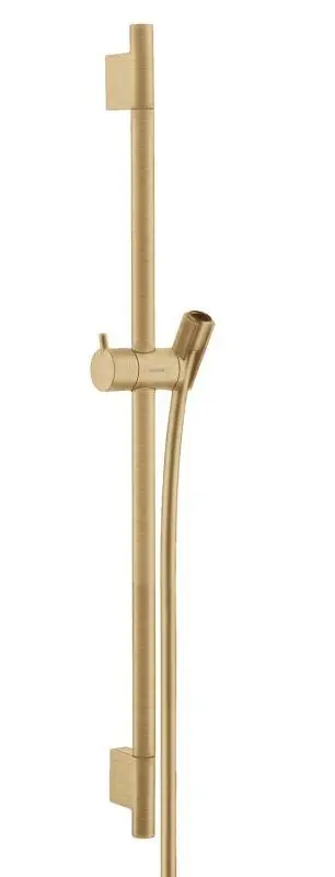 Hansgrohe Unica'S - dušas stienis 65 cm, ar dušas šļūteni, birstēta bronza 28632140