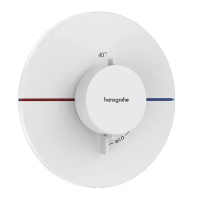 Hansgrohe ShowerSelect Comfort - zemapmetuma termostata maisītājs, balts matēts 15559700