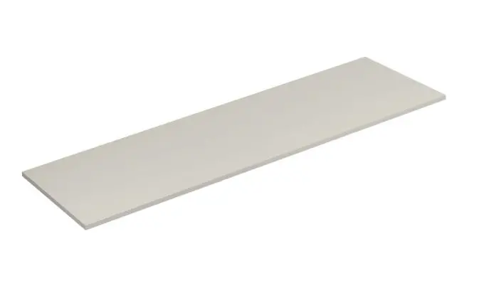 Kludi Icos - izlietnes virsma 180x50 cm, matēti smilšu pelēks 50T180O2