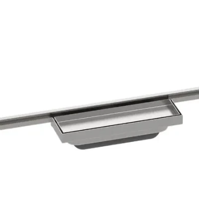 Hansgrohe RainDrain Minimalistic - dušas noteka 100 cm, ar resti flīžu ievietošanai 56222000