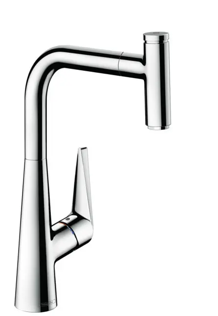 Hansgrohe Talis Select M51 - virtuves izlietnes maisītājs Talis Select, ar izvelkamu izteku, EcoSmart, hromēts 72826000
