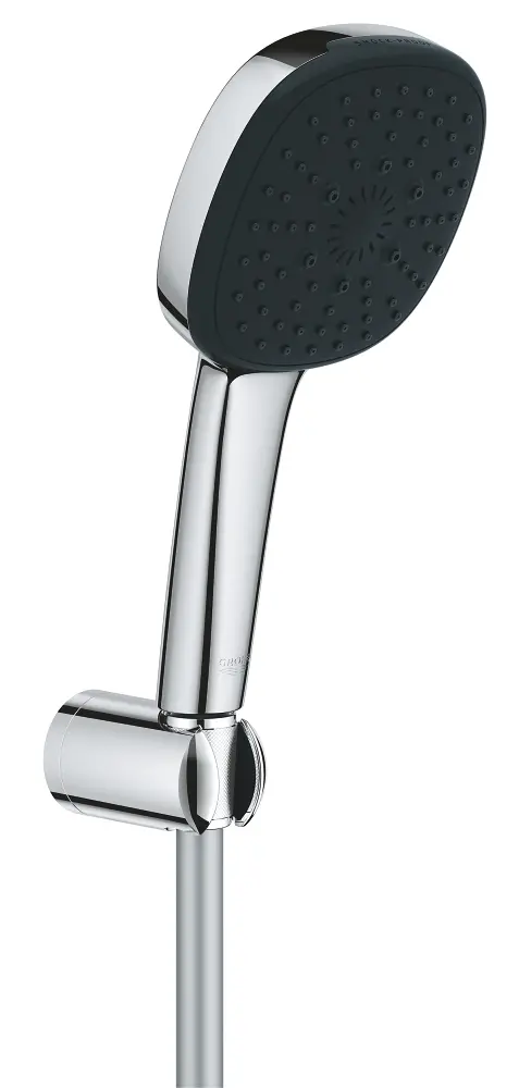 Grohe Vitalio Comfort - dušas komplekts: rokas duša, turētājs un šļūtene, 3 strūklu veidi, hroms 26176001