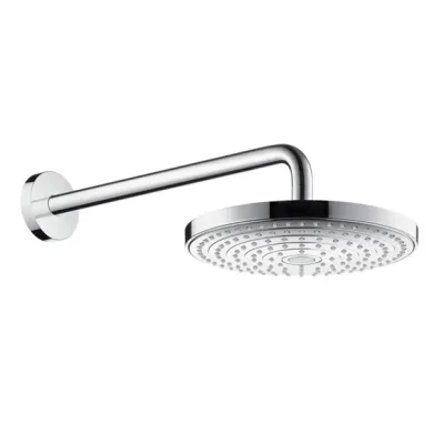 Hansgrohe Raindance Select S - galvas duša 240, izvirzījums 39 cm, EcoSmart 9 l/min, 2 strūklas, hromēts 26470000