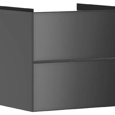 Hansgrohe Xevolos E - izlietnes skapītis 58x58x48 cm, 2 atvilktnes, matēti pelēks/metāliskais pelēks 54177770