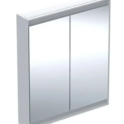 Geberit ONE - spoguļskapītis ar LED apgaismojumu, 75x90x15 cm, 2 durvis, metāls 505.812.00.1