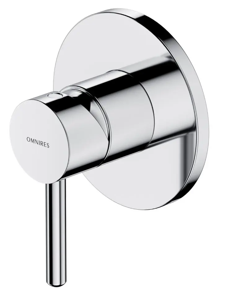 OMNIRES Y - zemapmetuma dušas maisītājs, ar iebūvējamo daļu, hroms Y1245CR