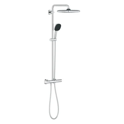 Grohe Vitalio Comfort - dušas komplekts ar termostatu, diametrs 25 cm, hroms 26697001