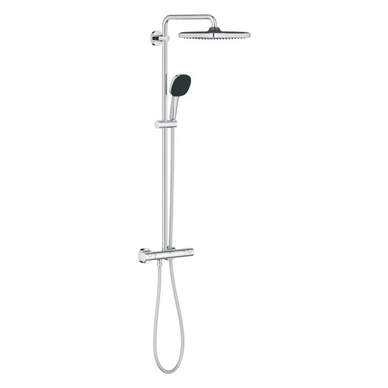 Grohe Vitalio Comfort - dušas komplekts ar termostatu, diametrs 25 cm, hroms 26697001
