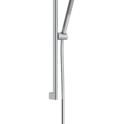 Hansgrohe Pulsify S - dušas komplekts: rokas duša, stienis un šļūtene, EcoSmart+, hroms 24373000