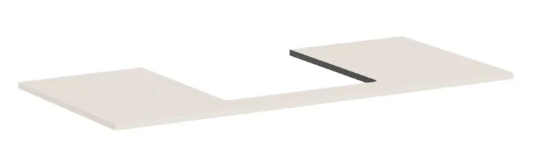 Hansgrohe Xilesa E - izlietnes virsma, 118x55 cm, izgriezums vidū, matēti bēša 54271780