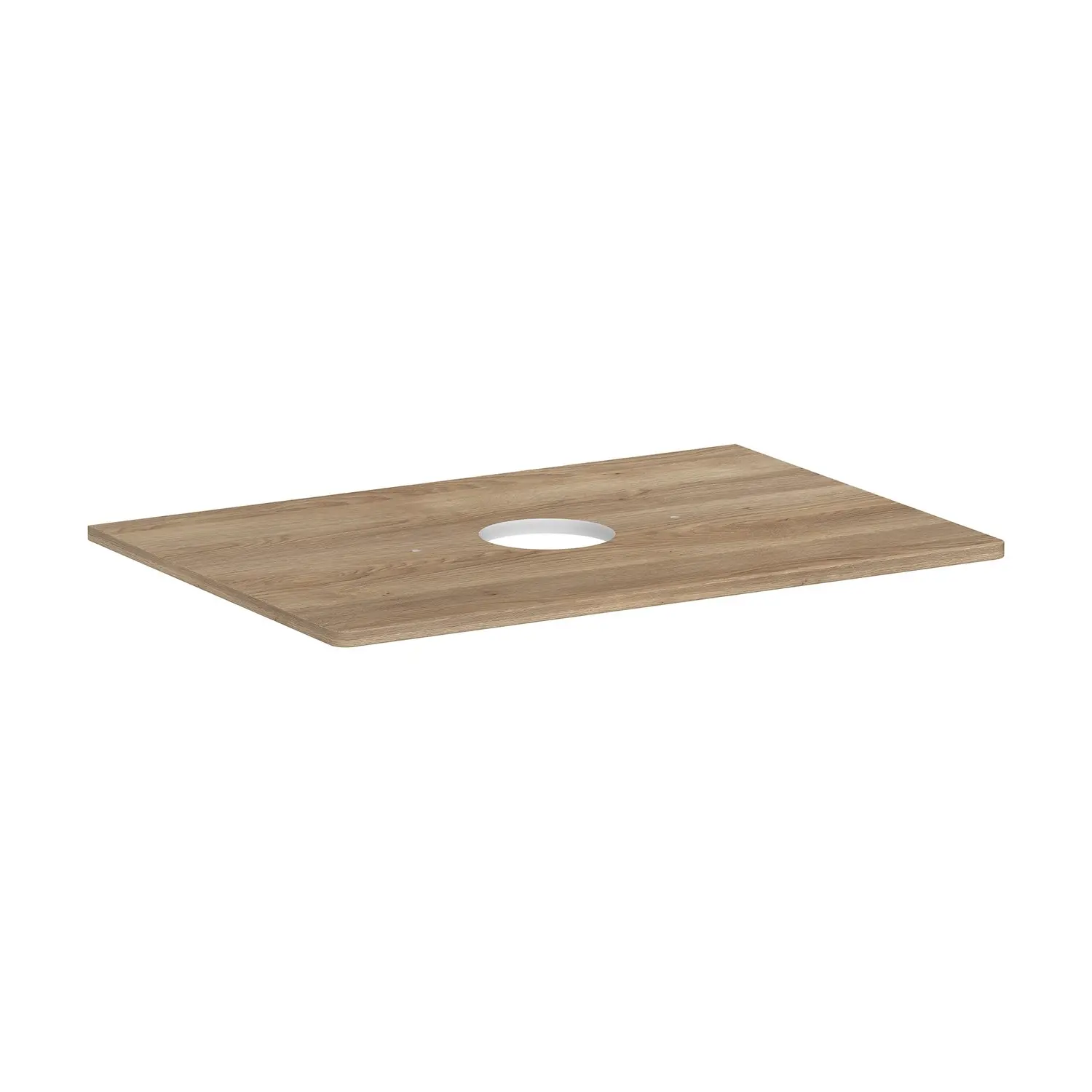 Hansgrohe Xelu Q - izlietnes virsma 78x55 cm, izgriezums vidū, dabīgs ozols 54113230