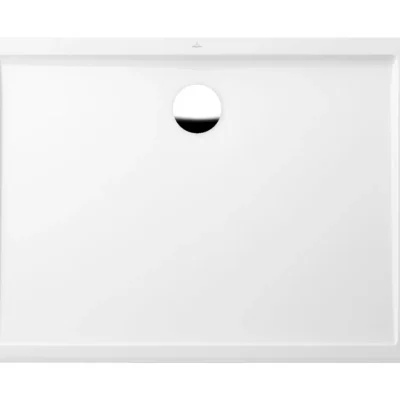 Villeroy & Boch Futurion Flat - dušas paliktnis, 90x120 cm, Quaryl, Alpu balts UDQ1290FFL2V-01