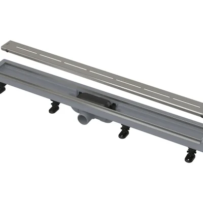 Alcadrain dušas renes - dušas paliktnis Simple 75 cm, ar nerūsējošā tērauda malu, ar režģi, nerūsējošā tērauda matējums APZ18-750M