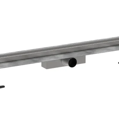 Hansgrohe RainDrain Compact - dušas noteka 100 cm flīžu ievietošanai, ar režģi 56183000