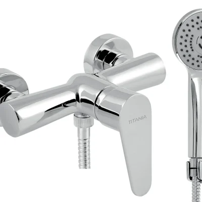 Novaservis Titania Fresh - dušas maisītājs ar piederumiem, hroms 96061,0E