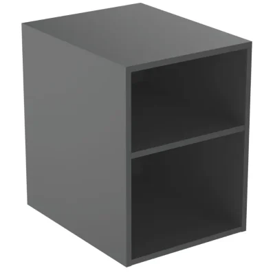 Ideal Standard Finesse - sānu skapis, atvērts, 40x51x54 cm, 1 plaukts, matēti antracīta E3401Y2