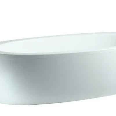 Laufen Il Bagno Alessi One - pusiebūvēta vanna 203x102 cm, ar masāžas sprauslām, LED apgaismojumu un sensorvadību, balta H2449700006751