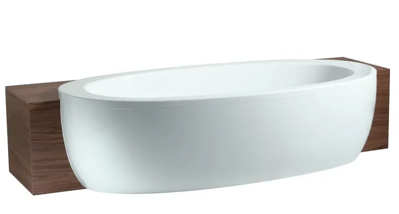 Laufen Il Bagno Alessi One - pusiebūvēta vanna 203x102 cm, ar masāžas sprauslām, LED apgaismojumu un sensorvadību, balta H2449700006751