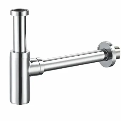 kielle Siphons - izlietnes sifons, diametrs 32 mm, apaļš, metāls, hroms 30901041