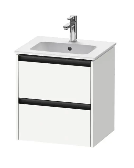 Duravit Ketho.2 - izlietnes apakšskapītis, 55x51x42 cm, 2 atvilktnes, balts matēts K25261018180000