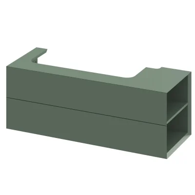 Ravak Lite - izlietnes skapītis 120x45x43 cm, 2 atvilktnes, Grey Green X000001894