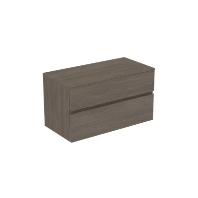 Ideal Standard Finesse - izlietnes skapītis, 100x51x56 cm, 2 atvilktnes, Dark Elm E3435UR