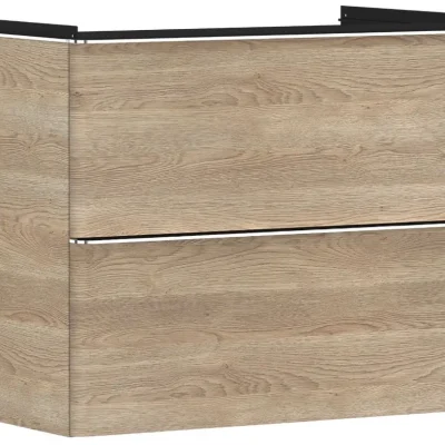 Hansgrohe Xelu Q - izlietnes apakšskapītis, 63x78x50 cm, 2 atvilktnes, dabīgs ozols/hroms 54029000