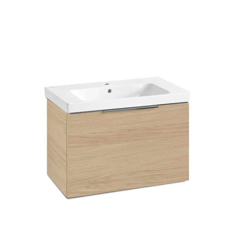 Villeroy & Boch Architectura - skapītis ar izlietni, 75x47x42 cm, 1 atvilktne, CeramicPlus, Nordic Oak 4A8780R1SVJ